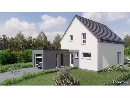 maison 100 m² 3 chambres avec jardin - spechabch le bas