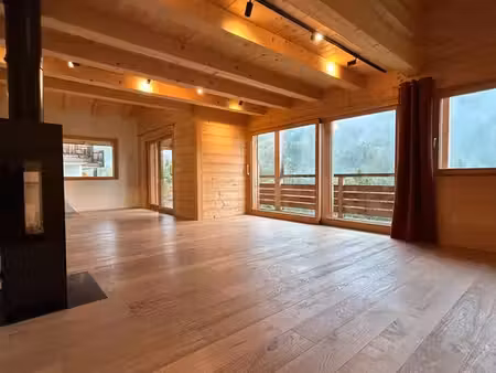 chalet récent au coeur de saint-jean-de-sixt - calme & vue montagne