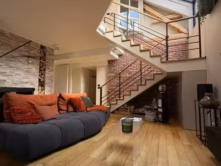 duplex de caractère esprit loft - 100m2 - stationnement - proche genève