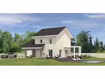 projet de construction d'une maison 90 m² avec terrain à cervens (74)
