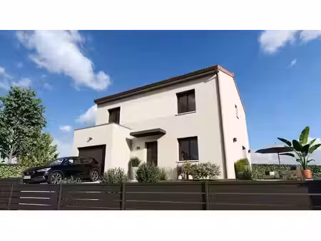 terrain avec maison neuve à vendre