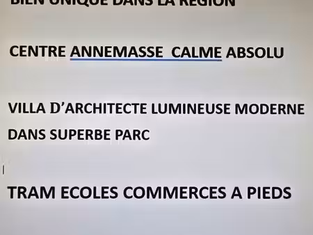 superbe villa annemasse au calme
