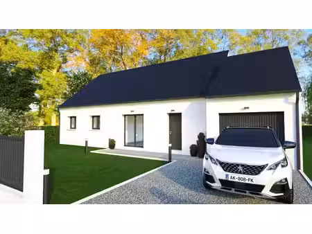 terrain avec maison neuve à vendre