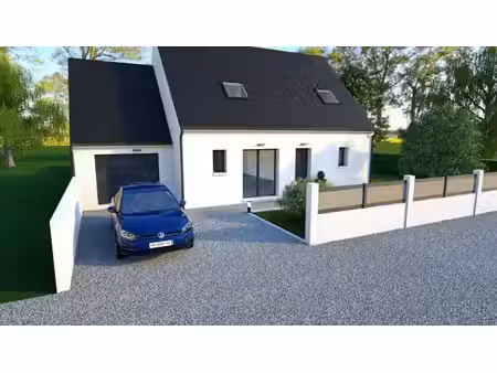 terrain avec maison neuve à vendre