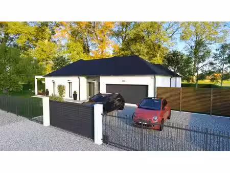 terrain avec maison neuve à vendre