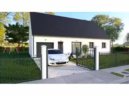terrain avec maison neuve à vendre