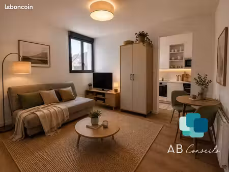 studio 1 pièce 22 m²