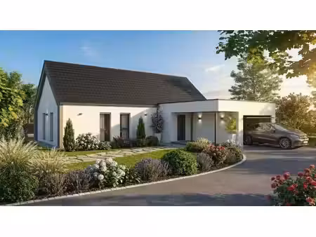 terrain avec maison neuve à vendre