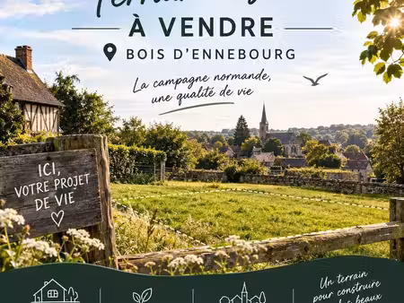 terrain 850 m² bois-d'ennebourg