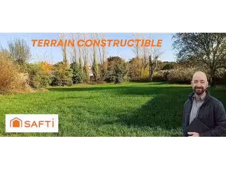 terrain constructible à vendre