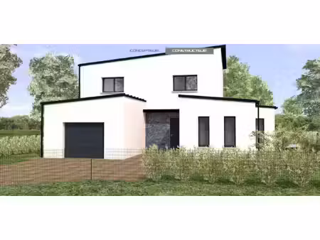 terrain avec maison neuve à vendre