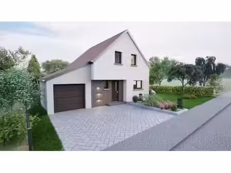 terrain avec maison neuve à vendre