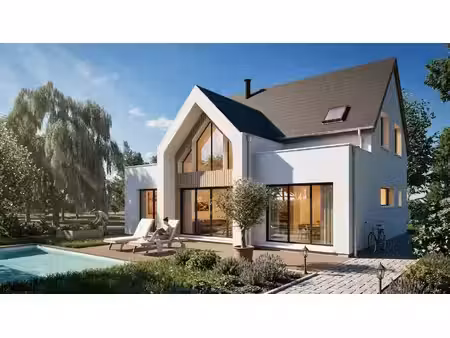 terrain avec maison neuve à vendre