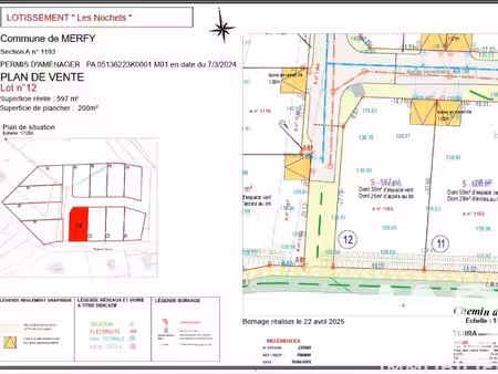 terrain constructible viabilisé à vendre