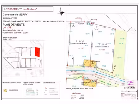 terrain constructible viabilisé à vendre