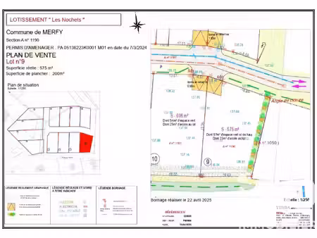 terrain constructible viabilisé à vendre