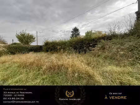 terrain constructible à vendre