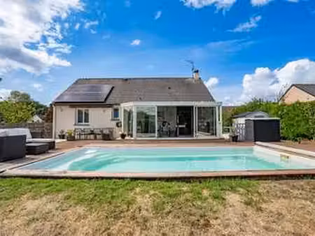 vente maison piscine à bécon-les-granits (49370) : à vendre piscine / 110m² bécon-les-gran