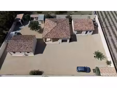 propriété rare 3 maisons neuves de plein-pied terrain 1400 m2