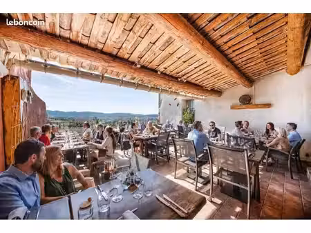 restaurant cuisine bistronomique de charme – luberon – terrasse panoramique – affaire clé 