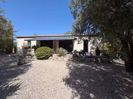 viager libre - villa récente méjannes-le-clap