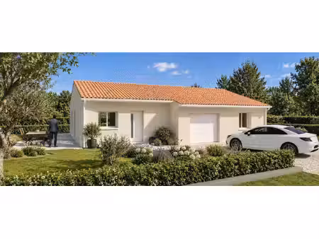 terrain avec maison neuve à vendre