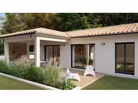 terrain avec maison neuve à vendre