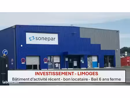 investissement - bâtiment avec locataire en place
