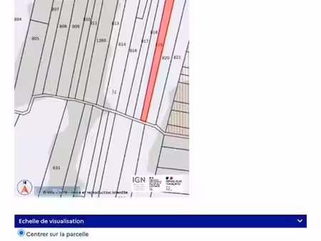 vente en lot de 2 parcelle forestière