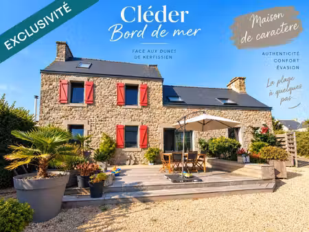cléder en bord de mer – maison de caractère face aux dunes de kerfissien