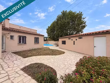prête à emménager ! maison de plain-pied avec piscine  véranda et dépendance