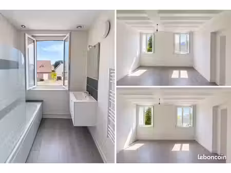 appartement t3 rénové – centre-ville d'annezin – 1er et dernier étage