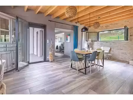 maison gorges 5 p . 3 chs . bureau . garage . 135.89 m² . t 667 m² . terrasses . préau . a