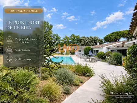 maison familiale avec piscine chauffée – proximité plage
