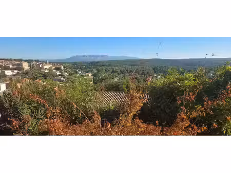 a vendre terrain constructible commune peypin/cadolive de 517 m²  vue sur sainte victoire