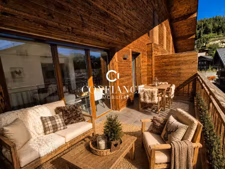 auron duplex 90m² terrasse+parking+casiers ski