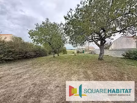 vente terrain 2665 m² à courçon (17170)  29 500 €