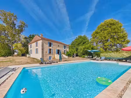 a remarkable maison de maître with a pool & panoramic countryside views