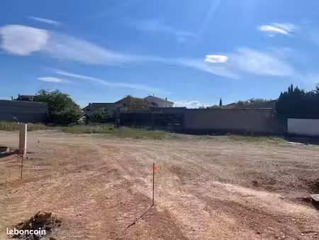 vente terrain 460 m² à pépieux (11700)  47 900 €