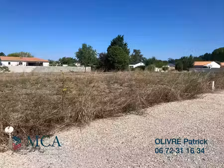 vente terrain 630 m² rouffiac (17800)