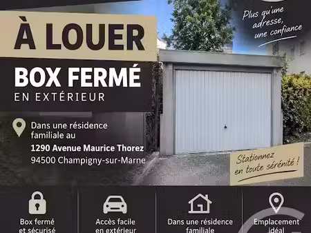 location parking à champigny-sur-marne (94500)  135 €