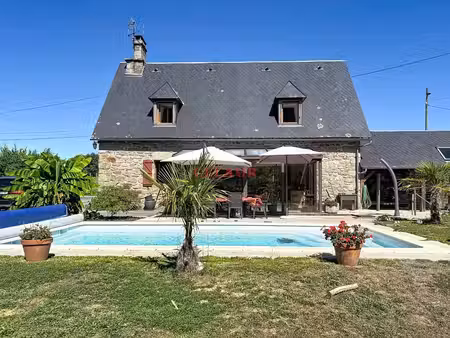 propriété maison pierre piscine et grange