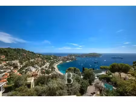 villefranche-sur-mer - terrain constructible de 1 750 m² - vue panoramique sur la baie