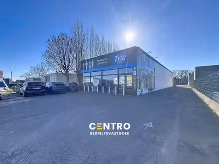 instapklaar magazijn (sectionaalpoort) met burelen/toonzaal en private parkeergelegenheid 
