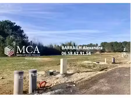 vente terrain 400 m² martillac (33650)