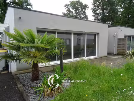 a louer - le tronchet - maison de plain pied meublee - terasse - parking