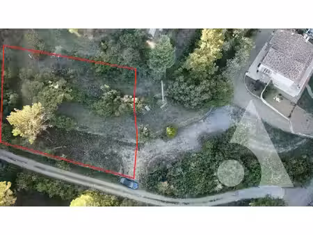 terrain draguignan col de l'ange de 1.224m² lot b  pour une maison de 183 6 m²  viabilités