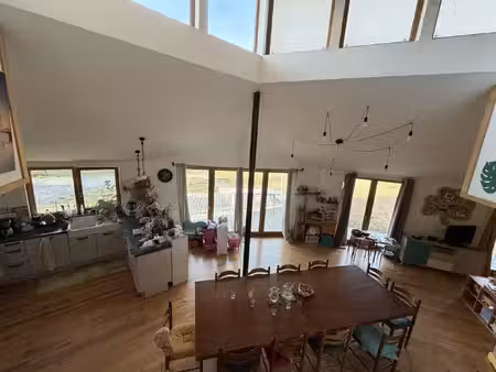 a 5 min d'aizenay  maison bioclimatique et autonome  5 chamb
