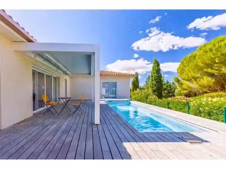 maison t7 boisseron 34160 | plain pied 215 m2 | 5 ch  dpe a | piscine terrain 1000 m2 |...