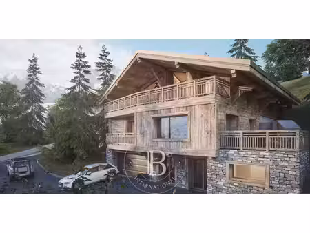 les gets - chalet d'exception neuf en vefa - quartier calme - 5 suites
